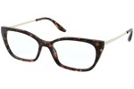 Okulary korekcyjne Prada PR14XV 2AU1O1 Kocie oczy Havana