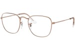 Okulary korekcyjne Ray-Ban Frank RX3857V 3107 Okrągłe Złote