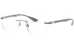 Okulary korekcyjne Ray-Ban RX8766 1000 Okrągłe Srebrne