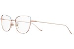 Okulary korekcyjne Safilo LINEA/T10 QWU Kocie oczy Złote