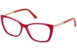 Okulary korekcyjne Swarovski SK5383 068 Kocie oczy Czerwone