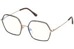 Okulary korekcyjne Tom Ford FT5615-B 052 Kwadratowe Havana