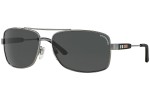 Okulary przeciwsłoneczne Burberry BE3074 100387 Pilotki (Aviator) Srebrne