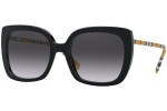 Okulary przeciwsłoneczne Burberry Caroll BE4323 38538G Oversize Czarne