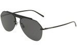 Okulary przeciwsłoneczne Dolce & Gabbana DG2213 110687 Pilotki (Aviator) Czarne