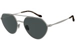 Okulary przeciwsłoneczne Giorgio Armani AR6111 300387 Kwadratowe Srebrne