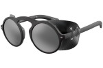 Okulary przeciwsłoneczne Giorgio Armani AR8143Q 50426G Okrągłe Czarne