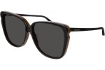 Okulary przeciwsłoneczne Gucci GG0709S 002 Oversize Czarne