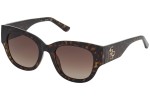 Zonnebril Guess GU7680 52F Vierkant Havana