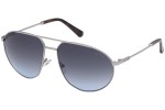 Okulary przeciwsłoneczne Guess GU00009 08B Pilotki (Aviator) Srebrne