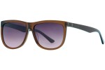 Слънчеви очила Horsefeathers Gabe AM119D Polarized Квадратни Кафява