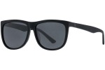 Okulary przeciwsłoneczne Horsefeathers Gabe AM119A Polarized Kwadratowe Czarne