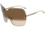 Okulary przeciwsłoneczne Jimmy Choo ZELMA/S J5G/HA Pojedyncze | Shield Złote