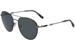 Okulary przeciwsłoneczne Lacoste L102SNDP 033 Okrągłe Srebrne