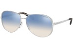 Okulary przeciwsłoneczne Michael Kors Chelsea MK5004 1153V6 Pilotki (Aviator) Srebrne