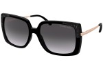Okulary przeciwsłoneczne Michael Kors Rochelle MK2131 33328G Kwadratowe Czarne