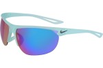 Okulary przeciwsłoneczne Nike Cross Trainer R EV1012 344 Kwadratowe Niebieskie