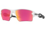 Okulary przeciwsłoneczne Oakley Flak 2.0 XL OO9188-03 Prostokątne Białe