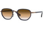 Слънчеви очила Persol PO2471S 109551 Заоблени Синя