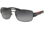 Aurinkolasit Prada Linea Rossa PS53NS DG05W1 Polarized Suorakulmainen Musta