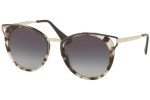Okulary przeciwsłoneczne Prada PR66TS UAO5D1 Okrągłe Havana