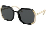 Okulary przeciwsłoneczne Prada PR20XS 02F5S0 Oversize Czarne