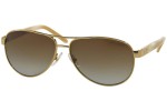 Okulary przeciwsłoneczne Ralph by Ralph Lauren RA4004 101/T5 Polarized Pilotki (Aviator) Złote