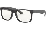 Okulary przeciwsłoneczne Ray-Ban Justin Everglasses RB4165 622/5X blue-light [non-prescription] Kwadratowe Czarne