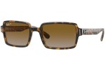 Okulary przeciwsłoneczne Ray-Ban Benji RB2189 1292W1 Polarized Prostokątne Havana
