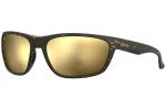 Okulary przeciwsłoneczne Smith REDDING HGC/QE Polarized Prostokątne Havana