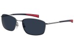 Okulary przeciwsłoneczne Tommy Hilfiger TH1768/S R81/KU Prostokątne Srebrne