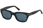 Okulary przeciwsłoneczne Tom Ford Snowdon FT0237 05V Kwadratowe Czarne