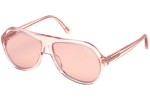 Okulary przeciwsłoneczne Tom Ford FT0732 72Y Pilotki (Aviator) Różowe