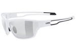 Okulary przeciwsłoneczne uvex sportstyle 806 v White S1-S3 Prostokątne Białe