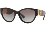 Okulary przeciwsłoneczne Versace VE4368 GB1/11 Kocie oczy Czarne