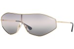 Okulary przeciwsłoneczne Vogue Eyewear G-Vision Gigi Hadid 2019 Collection VO4137S 848/0J Pojedyncze | Shield Złote