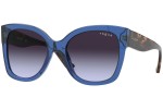 Okulary przeciwsłoneczne Vogue Eyewear VO5338S 28304Q Kocie oczy Niebieskie
