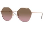 Okulary przeciwsłoneczne Vogue Eyewear VO4180S 507514 Okrągłe Złote