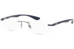 Okulary korekcyjne Ray-Ban RX8724 1217 Prostokątne Srebrne
