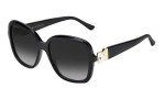 Okulary przeciwsłoneczne Jimmy Choo SADIE/S 807/9O Kwadratowe Czarne