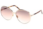 Okulary przeciwsłoneczne Tom Ford FT0913 28F Okrągłe Złote