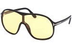 Okulary przeciwsłoneczne Tom Ford FT0964 01E Pojedyncze | Shield Czarne