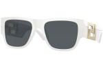 Okulary przeciwsłoneczne Versace Greca VE4403 314/87 Kwadratowe Białe