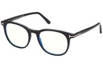 Okulary korekcyjne Tom Ford FT5754-B 001 Okrągłe Czarne