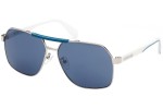 Okulary przeciwsłoneczne Adidas Originals OR0064 16X Kwadratowe Srebrne