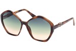 Okulary przeciwsłoneczne Guess GU7813 53P Oversize Havana
