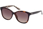 Okulary przeciwsłoneczne Guess GU7828 52F Kwadratowe Havana
