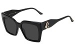 Okulary przeciwsłoneczne Jimmy Choo ELENI/G/S 807/IR Kwadratowe Czarne