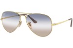 Okulary przeciwsłoneczne Ray-Ban Aviator Metal II RB3689 001/GD Pilotki (Aviator) Złote