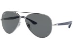Okulary przeciwsłoneczne Ray-Ban RB3675 003/B1 Pilotki (Aviator) Srebrne